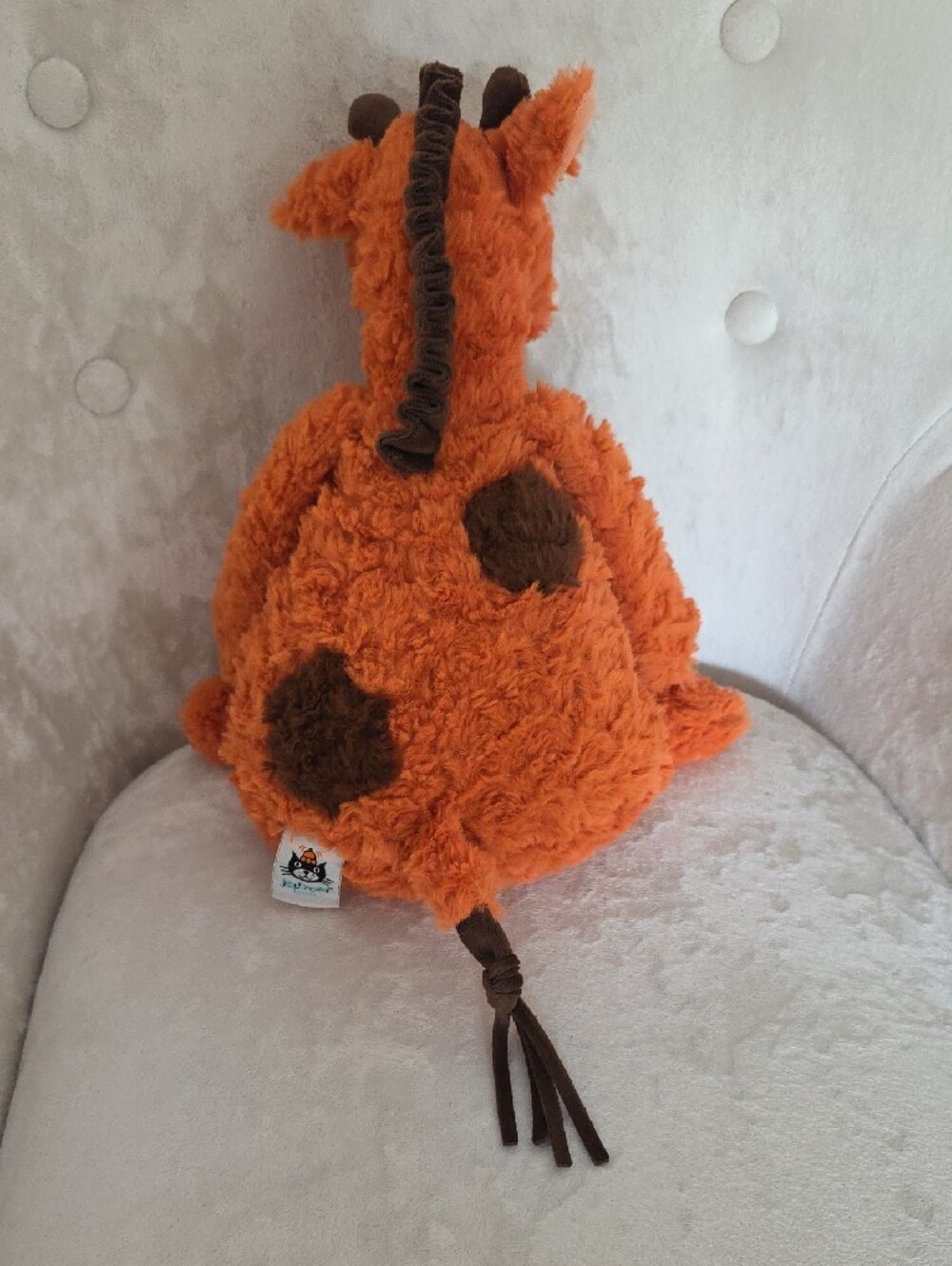 Jellycat Retired Geoffrey Giraffe Gender Neutral Safari Nursery Plush - Picture 3 of 8